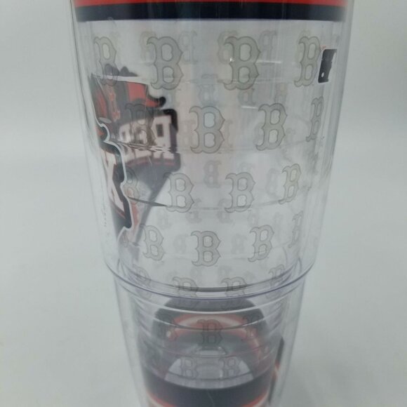 Tervis MLB Boston Red Sox Tumbler RD1 Travel Lid 24 oz Clear - Picture 3 of 8